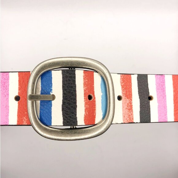 Relic Women’s Belt – Colorful Vertical Stripes – Size M - Picture 6 of 8